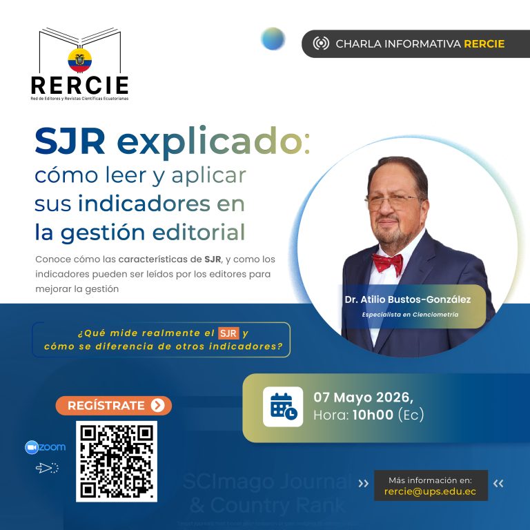📊»SJR explicado: cómo leer y aplicar sus indicadores en la gestión editorial» – Charla RERCIE