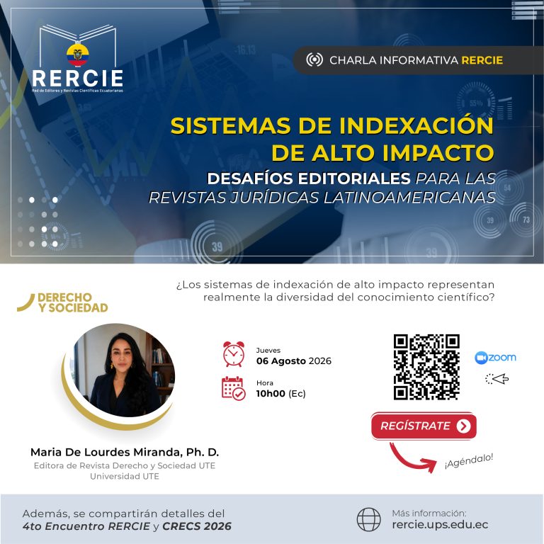 ⚖️🌎 «Sistemas de indexación de alto impacto: desafíos editoriales…» – Charla RERCIE